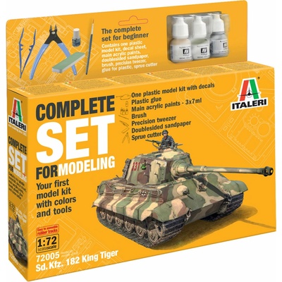 Italeri Pz.Kpfw. VI King Tiger STARTER KIT 1:72