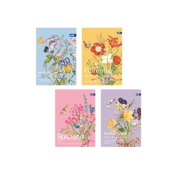 Spree Тетрадка с телчета А5 42л мат/UV Floral
