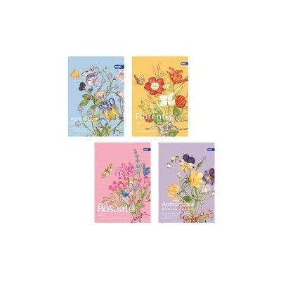 Spree Тетрадка с телчета А5 42л мат/UV Floral