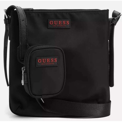 Guess dámská kabelka crossbody Black Red Logo
