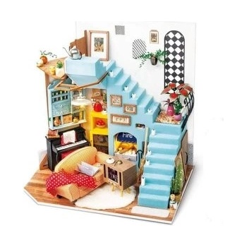 ROBOTIME Rolife DIY House: Joyin obývací pokoj s LED osvětlením