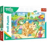 Trefl Puzzle Treflik Family 100 pcs. Treflik Day Trefl 16470