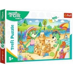 Trefl Puzzle Treflik Family 100 pcs. Treflik Day Trefl 16470
