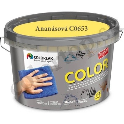 COLORLAK prointeriér color ekodur V2005 C0653 ananásová 8kg