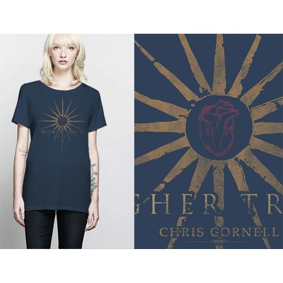 Chris Cornell tričko Higher Truth Modrá