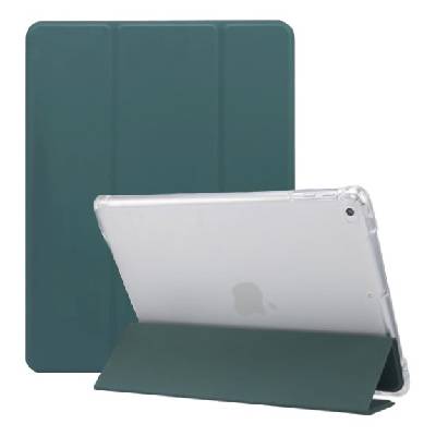 Смарт калъф със стойка и място за Apple Pencil за iPad 9, 7" (2017/2018) / Air 1 / 2 / Pro 9, 7" - петролено сив (31914)