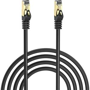 S-Link Кабел S-link - MM-CAT702 (S/FTP пач кабел, CAT7, 10 GBPS, позлатен, черен, 2 м) (41573)