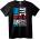 NOONEBRAND Тениска NYC Бруклин 1983 - XL, Black