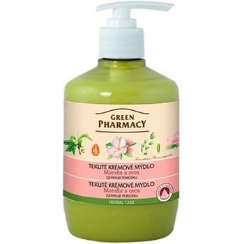 Green Pharmacy Mandle a Ovos tekuté krémové mydlo zjemňujúce pokožku 460 ml