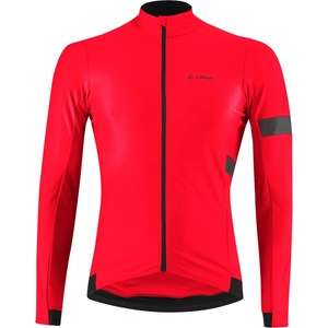Löffler Мъжка фланелка с дълъг ръкав за колоездене Löffler Bike L/S Jersey Capitano Cycling jersey - Red - размер 52 (EU) (056-3786-0613)