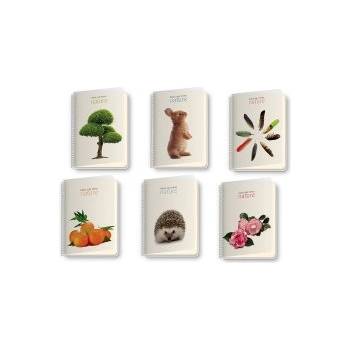 Black and White Тетрадка Nature с PVC корица и спирала А4 100 листа