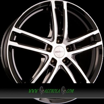 Dezent TZ 7x17 5x112 ET46 black polished