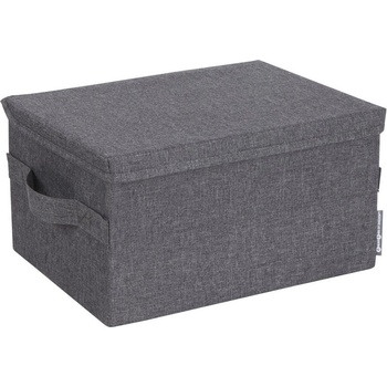 Bigso Сива текстилна кутия за съхранение с капак 35x26x19 cm Soft Storage - Bigso (6935S0101-99)