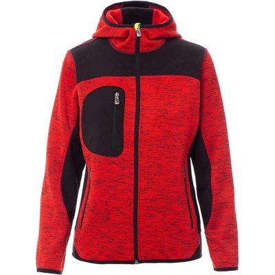 Payper TRIP LADY 000454 0103 Technická bunda so softshellovou vsadkou redblack