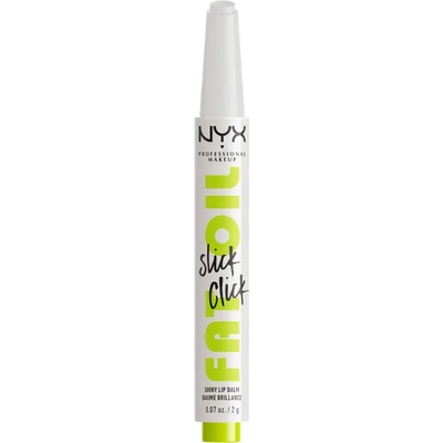 NYX Professional Makeup Fat Oil Slick Click rtěnka Bílá 2 g