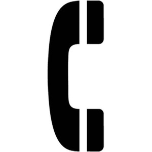  Самозалепващ знак Apli Телефон (1110071-06-838)