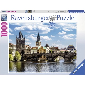 Ravensburger Praha: Pohled na Karlův most 1000 dílků