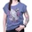 Black heart дамска тениска - holly hand vintage blue ext - black heart - 010-0180-blu