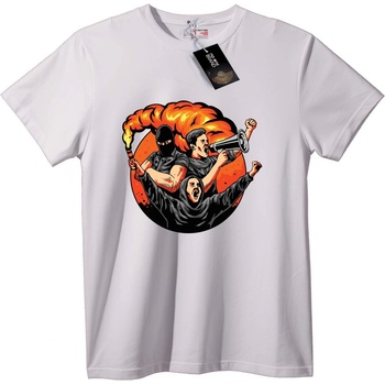 NOONEBRAND Тениска протест сила - 7XL, White
