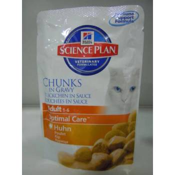 Hill's SP Feline Adult chicken pouch 12x85 g