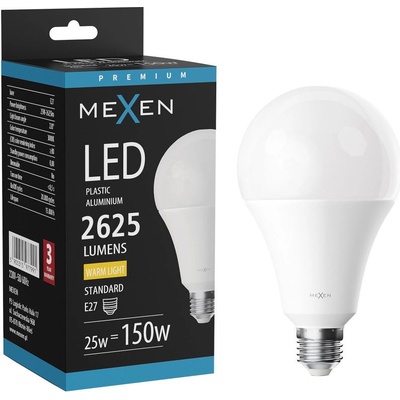 Mexen Nova LED крушка E27, A95, 25W, Топла светлина - 3000K, 2625 lm - L100-E27-2530-01 (L100-E27-2530-01)