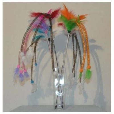 animALL Škádlítko Striped Ostrich 70-75 cm