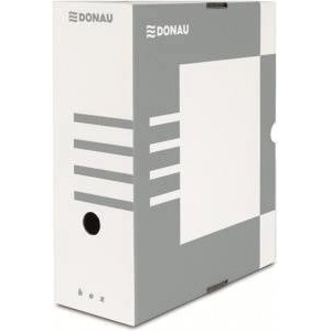 DONAU Filing box 1200 cardboard cards fsc donau, grey