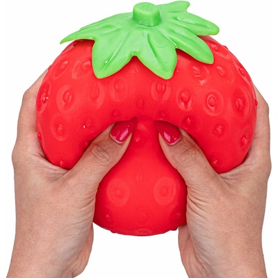 Antistresová mačkacia squishy hračka gniotek jahoda jumbo 15 cm