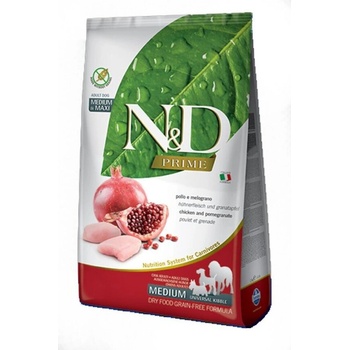 N&D N&D PRIME Adult Medium&Maxi Chicken & Pomegranate за средни и едри породи с пиле и нар 2.5kg