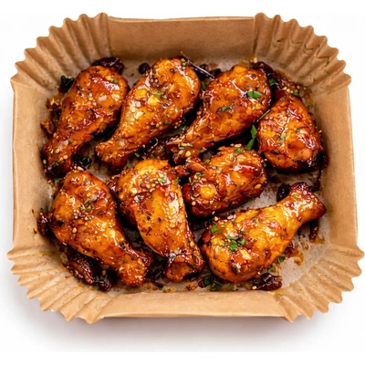 Real Home 2200 x Papírové vložky do horkovzdušné fritézy – papírové vložky do fritézy bez oleje, 16 x 16 cm, 36 g, 100 ks.