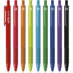 Spoko 118 Pure химикалка с бутон в смесени цветове S011899260 (S011899260)