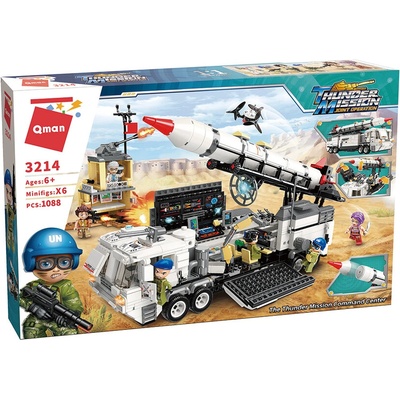 Qman Конструктор, Qman, Команден център, 1088 части (Q3214)