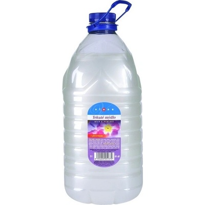 Vione tekuté mýdlo bílé balzám s perletí a glycerinem 5 l PET soud.