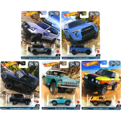 Mattel Hot Wheels Premium Off Road Celá Sada