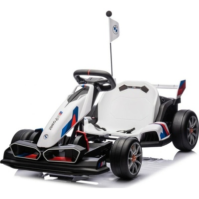 Mamido BMW Gokart Detská elektrická motokára biela