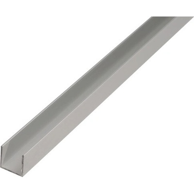 Alberts U profil alu strieborný elox 20x20x20x1,5 mm 2,6 m