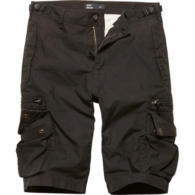 Vintage Industries Gandor shorts černé