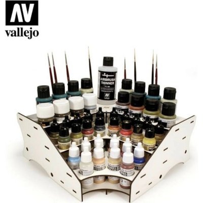 Vallejo Stojan na farby a štetce: AV Corner Paint mod. 26008 (Vallejo)