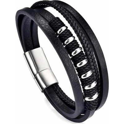 Jewelry & Watches náramok Punk B8_silver