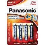 Panasonic LR6PPG/6BP 4+2F 1.5V AA алкална батерия с дълъг живот 6 бр. /опаковка LR6PPG-6BP4-2 (LR6PPG-6BP4-2)
