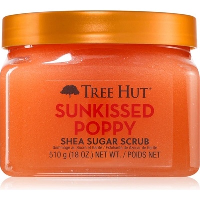 Tree Hut Shea Sugar Scrub Sunkissed Poppy cukrový tělový peeling 510 g