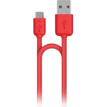 Cygnett CYGNE00353 microUSB/USB, 1,2m, červený