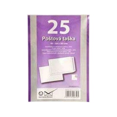 Poštové obálky B4 s páskou, biele, 25 ks 90g