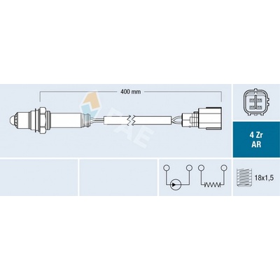Lambda sonda FAE 75619