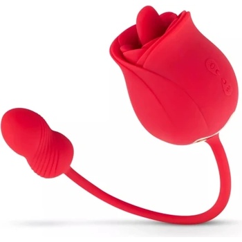 Easy Вибро яйце със стимулатор с движещ се език Teazers