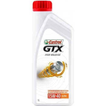 Castrol GTX High Mileage 15W-40 1 l
