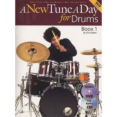 A New Tune A Day: Drums Book 1 noty na bicí nástroje +CD DVD