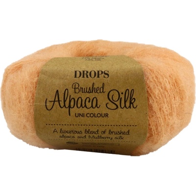 Drops Brushed Alpaca Silk UNI 37 jemná meruňková