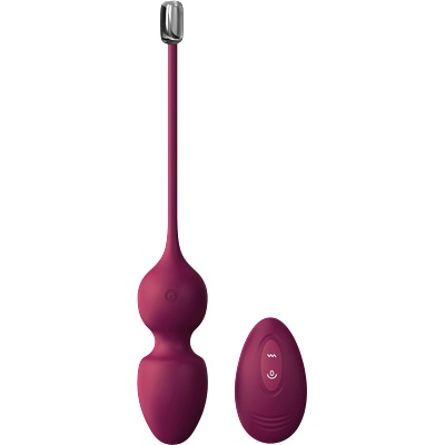 Dorcel Вибриращи топки Venus Juicy Plum с дистанционно управление