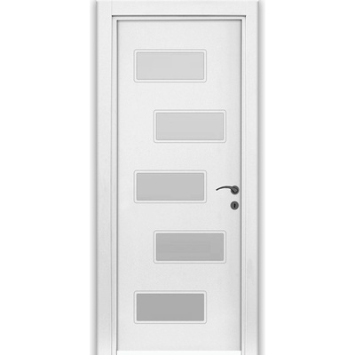 Uni Doors Интериорна врата Домино - остъклена - бяла (цена без монтаж)